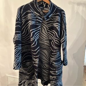 Anthropologie by  Maeve  Cardigan Zebra Print